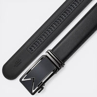 Ceinture Automatique Cuir Homme - Bleu Marine 105cm | Le monde de la ceinture