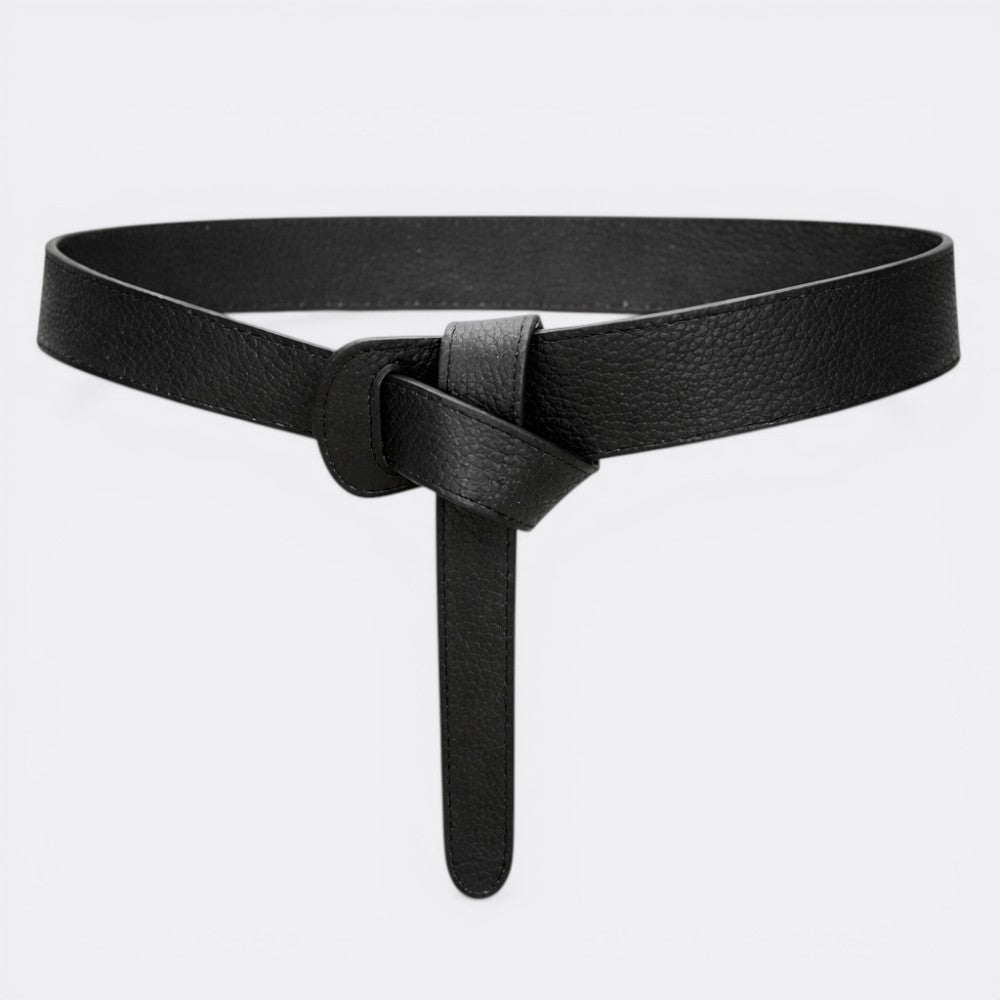 Ceinture Femme Fine sans Boucle - Rouge 108cm | Le monde de la ceinture