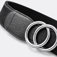 Ceinture Large Double Boucle - Blanc 70cm à 90cm | Le monde de la ceinture