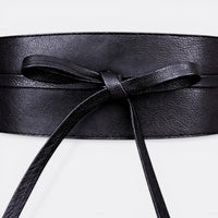 Ceinture Large Sans Boucle - Marron S | Le monde de la ceinture