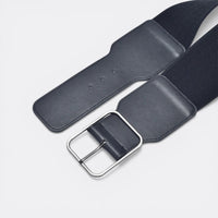 Ceinture Taille Haute Femme - Blanc 85cm(Waist 75 - 95cm) | Le monde de la ceinture
